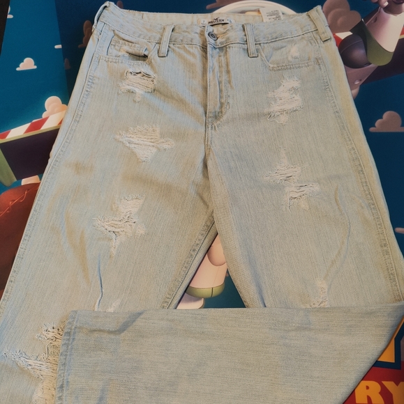Hollister women's ripped jeans color us size 28 in good condition - Picture 2 of 7